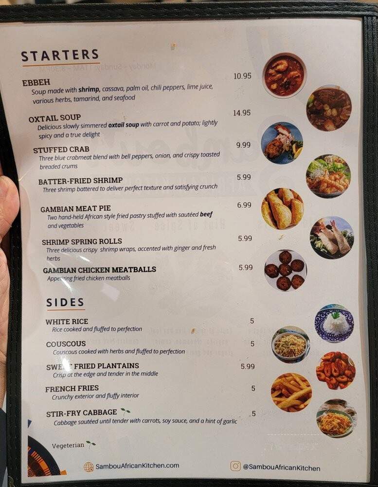 Sambou's African Kitchen - Jackson, MS menu_pic