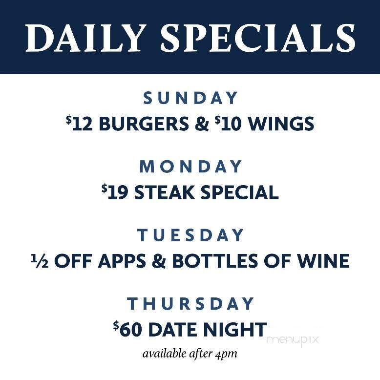 Lake Bluff Grille - Muskegon, MI menu_pic