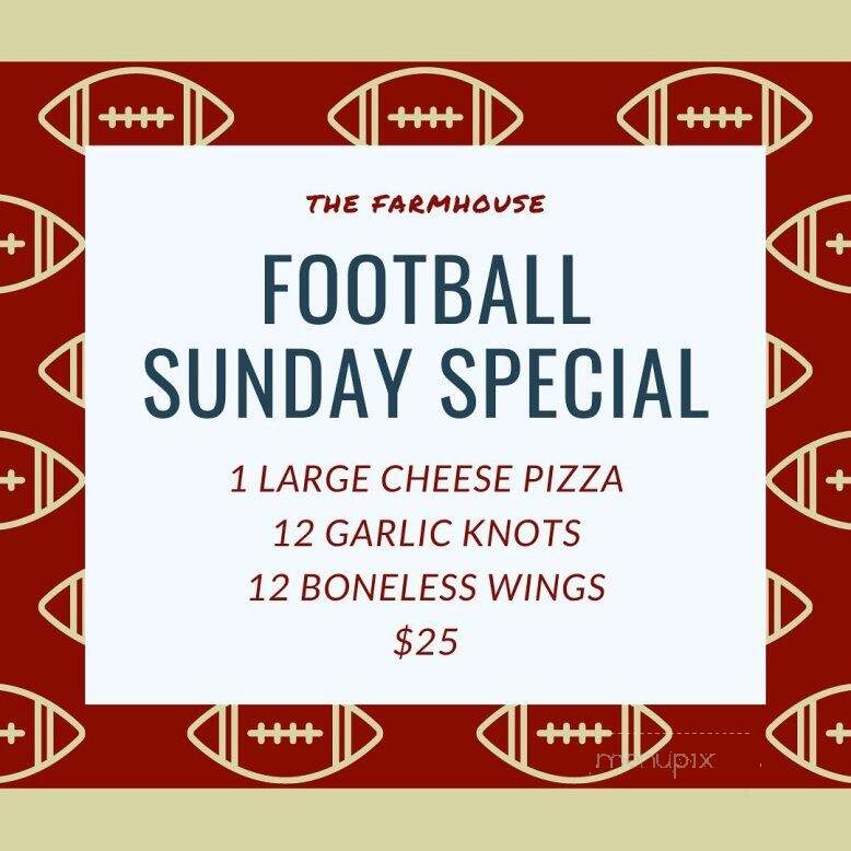 The Farmhouse - Patterson, NY menu_pic
