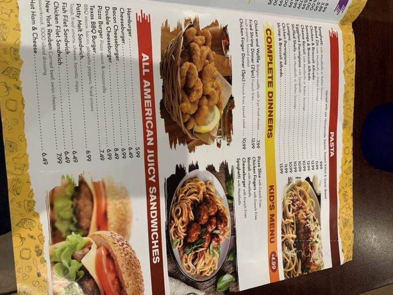 Panzotti's Pizza & Waffles - Onley, VA menu_pic