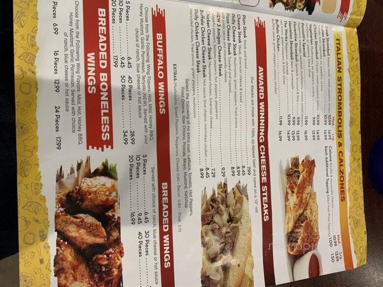 Panzotti's Pizza & Waffles - Onley, VA menu_pic