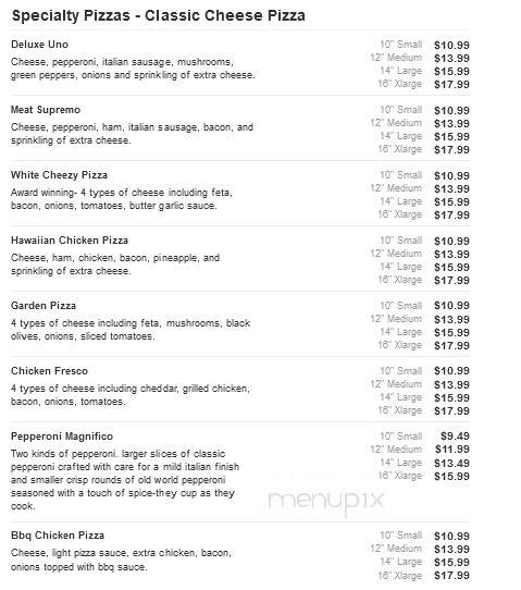 Marco's Pizza - Albany, GA menu_pic