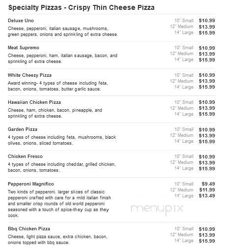 Marco's Pizza - Albany, GA menu_pic