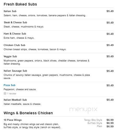 Marco's Pizza - Albany, GA menu_pic