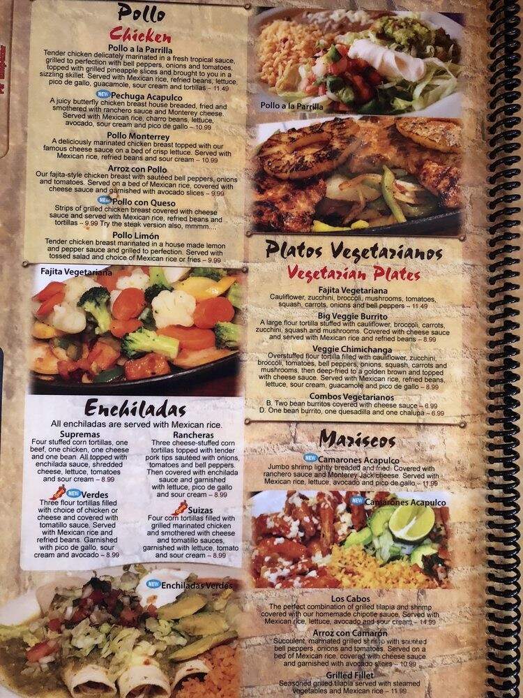 Pelancho's - Middlesboro, KY menu_pic