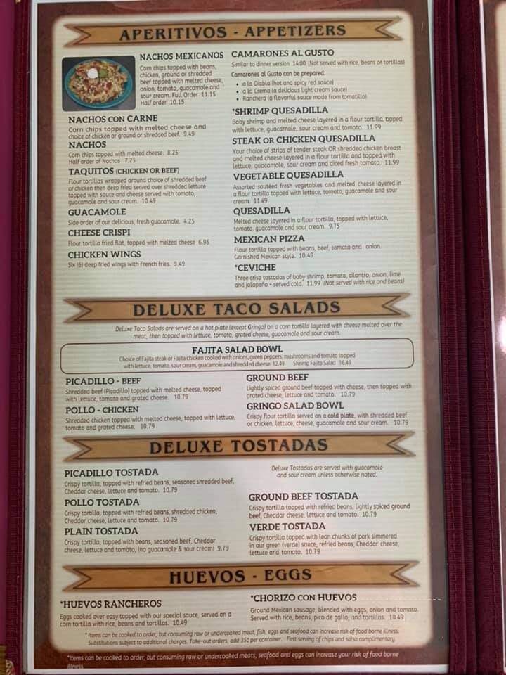 El Caporal-Prosser - Prosser, WA menu_pic