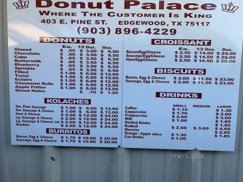Donut Palace - Edgewood, TX