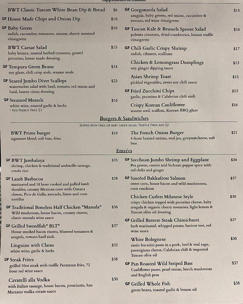 Brick Walk Tavern - Fairfield, CT menu_pic