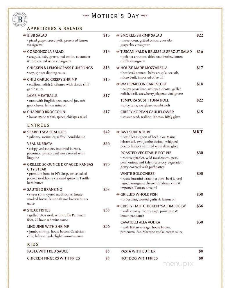 Brick Walk Tavern - Fairfield, CT menu_pic