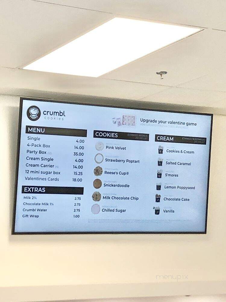 Crumbl Cookies - Puyallup, WA menu_pic
