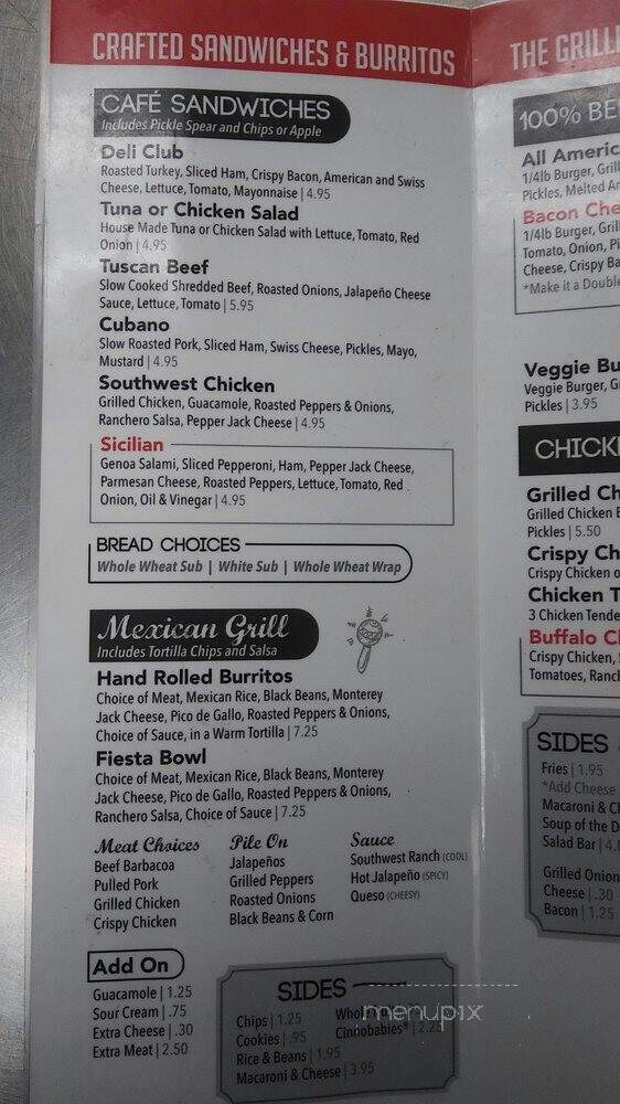 Lighthouse Cafe - Camp Lejeune, NC menu_pic