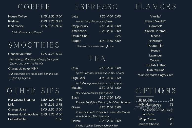The Coffee Depot - Edgerton, WI menu_pic