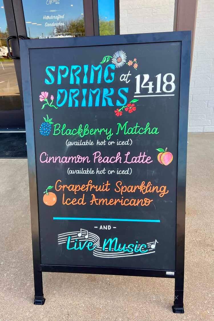 1418 Coffee - Prosper, TX menu_pic