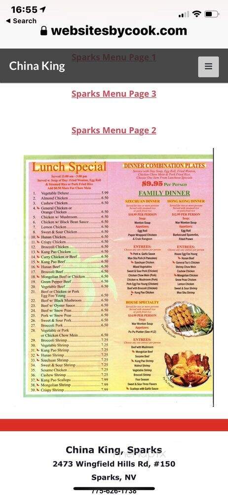China King - Sparks, NV menu_pic
