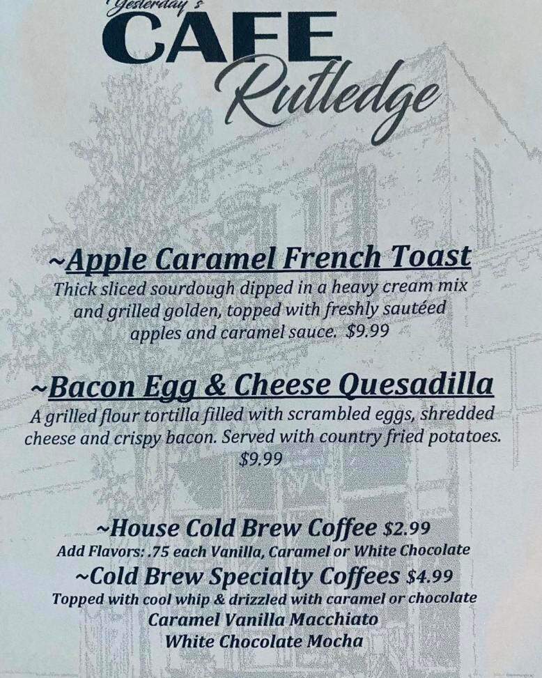 Yesterday Cafe - Rutledge, GA