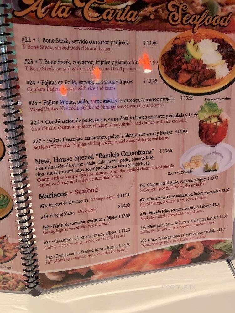 Costa El Sol - Omaha, NE menu_pic