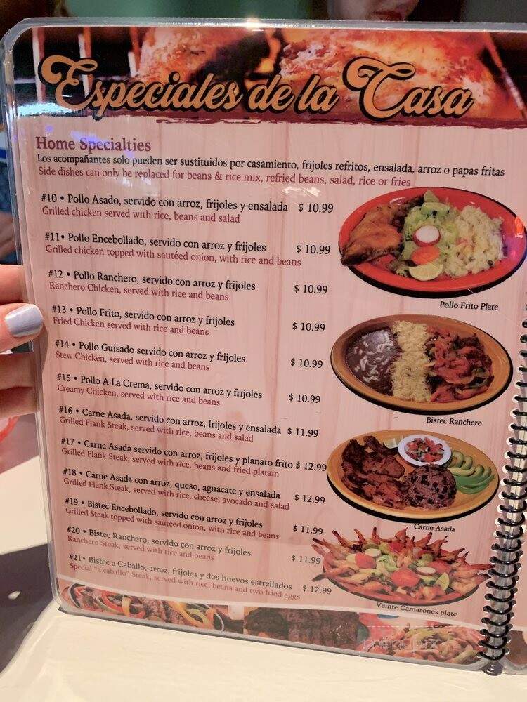 Costa El Sol - Omaha, NE menu_pic