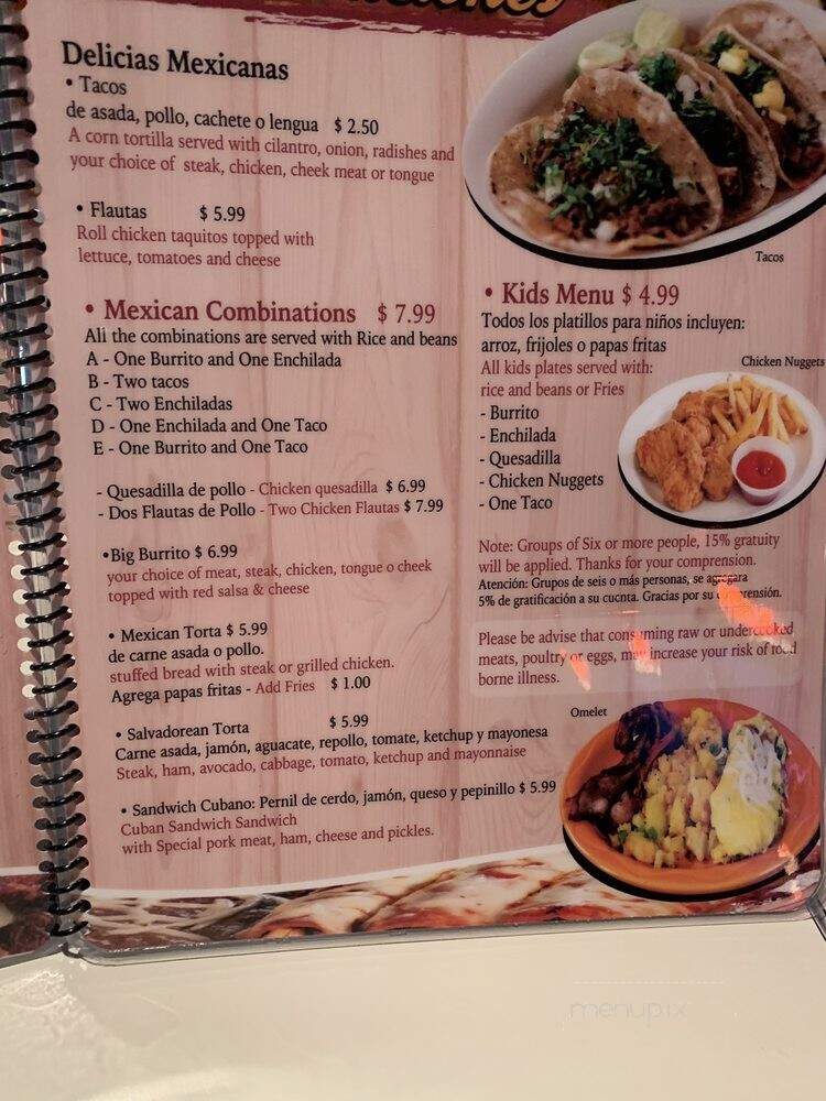 Costa El Sol - Omaha, NE menu_pic