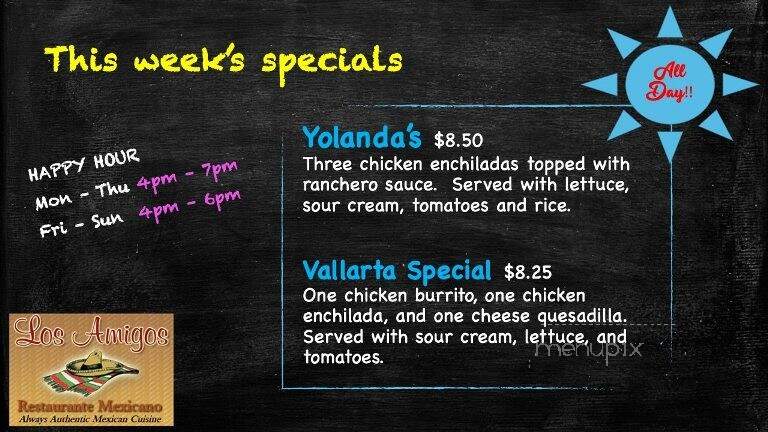 Los Amigos Mexican Restaurant - Seneca, SC menu_pic