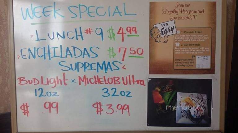 Los Amigos Mexican Restaurant - Seneca, SC menu_pic