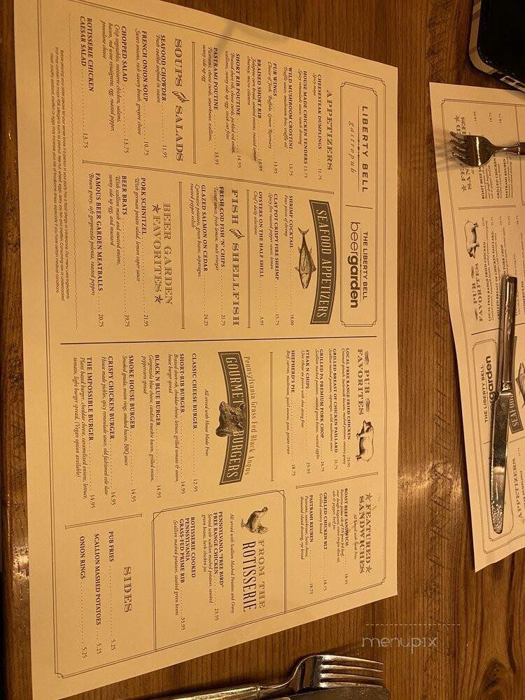 Liberty Bell Gastropub - Bensalem, PA menu_pic