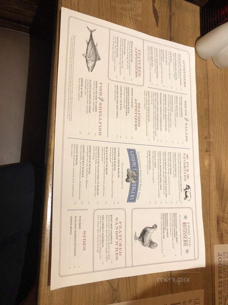 Liberty Bell Gastropub - Bensalem, PA menu_pic