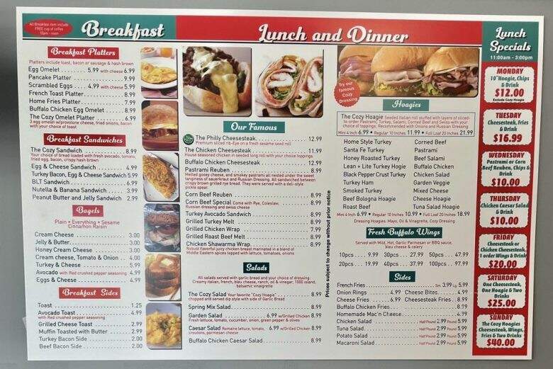 Delicozy - Gloucester Township, NJ menu_pic