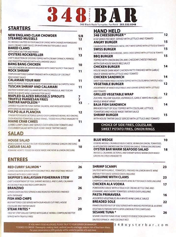 Latina Cantina - Fairfield, CT menu_pic