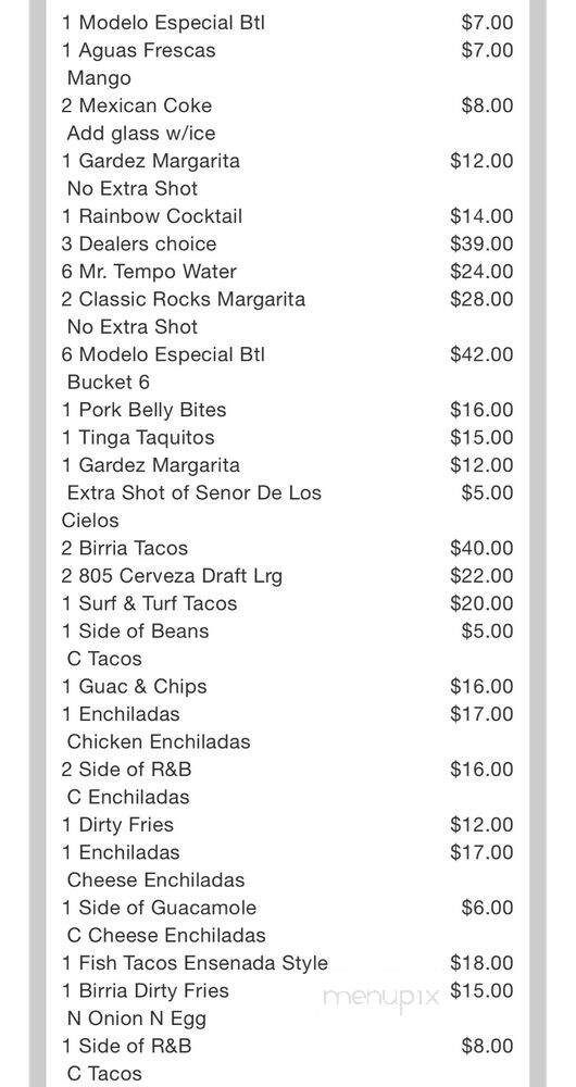 King and Queen Cantina - Oxnard, CA menu_pic