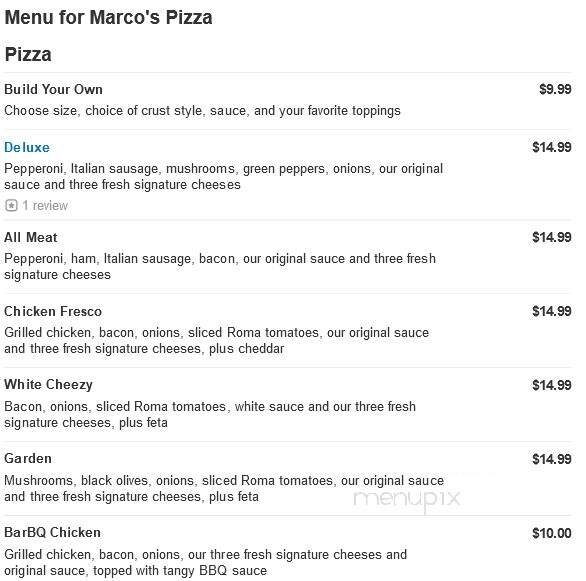 Marco's Pizza - Anderson, SC