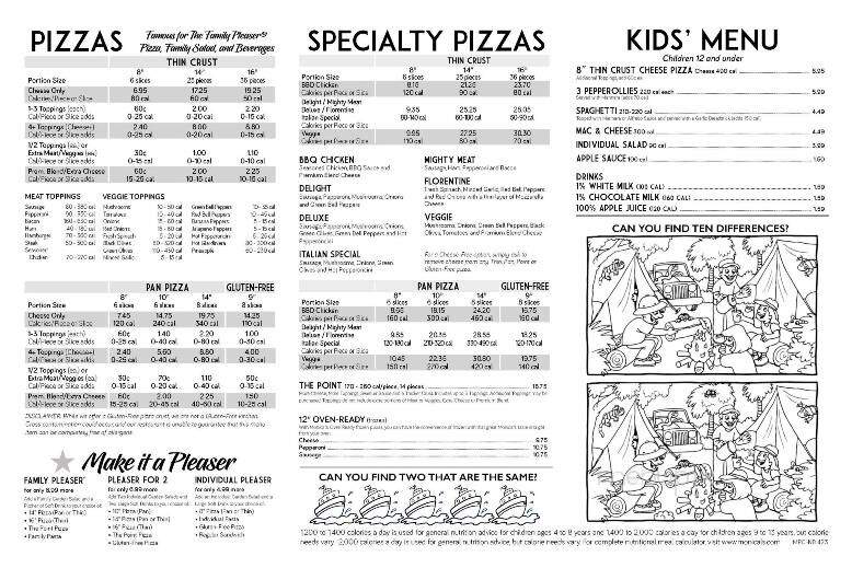 Monical's Pizza - Pekin, IL menu_pic