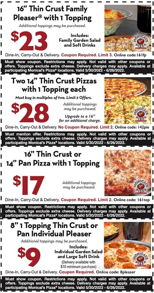 Monical's Pizza - Pekin, IL menu_pic
