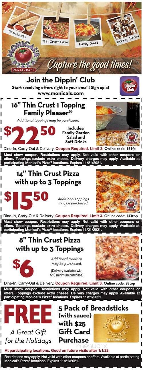 Monical's Pizza - Pekin, IL menu_pic