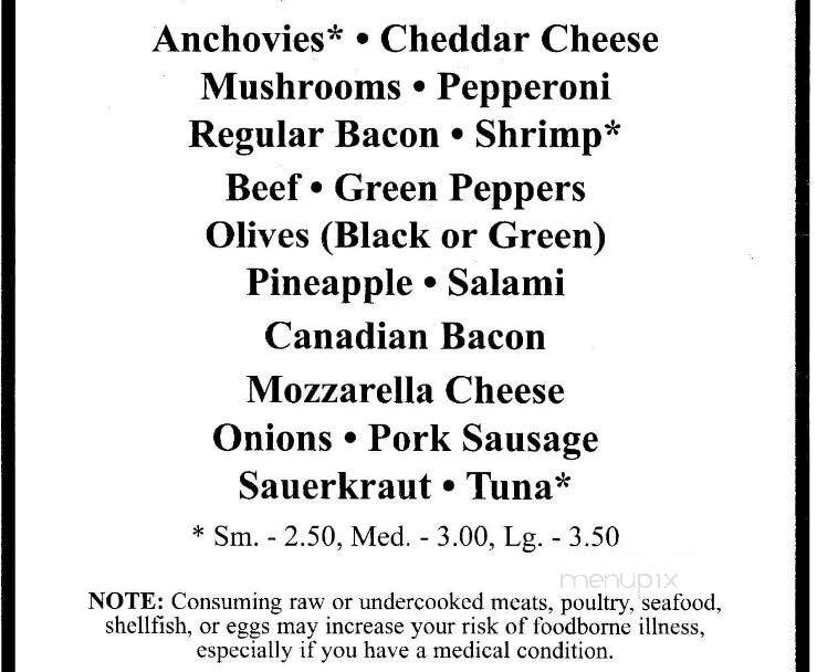 Pizza King - Brookings, SD menu_pic