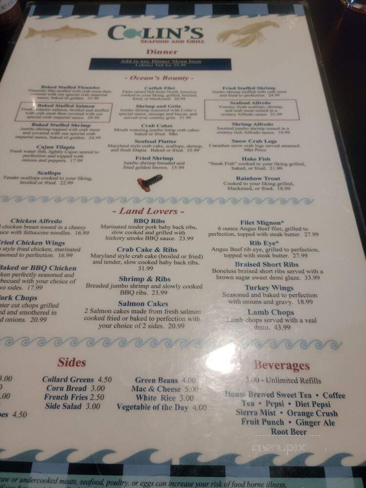 Colin's Seafood and Grill - Baltimore, MD