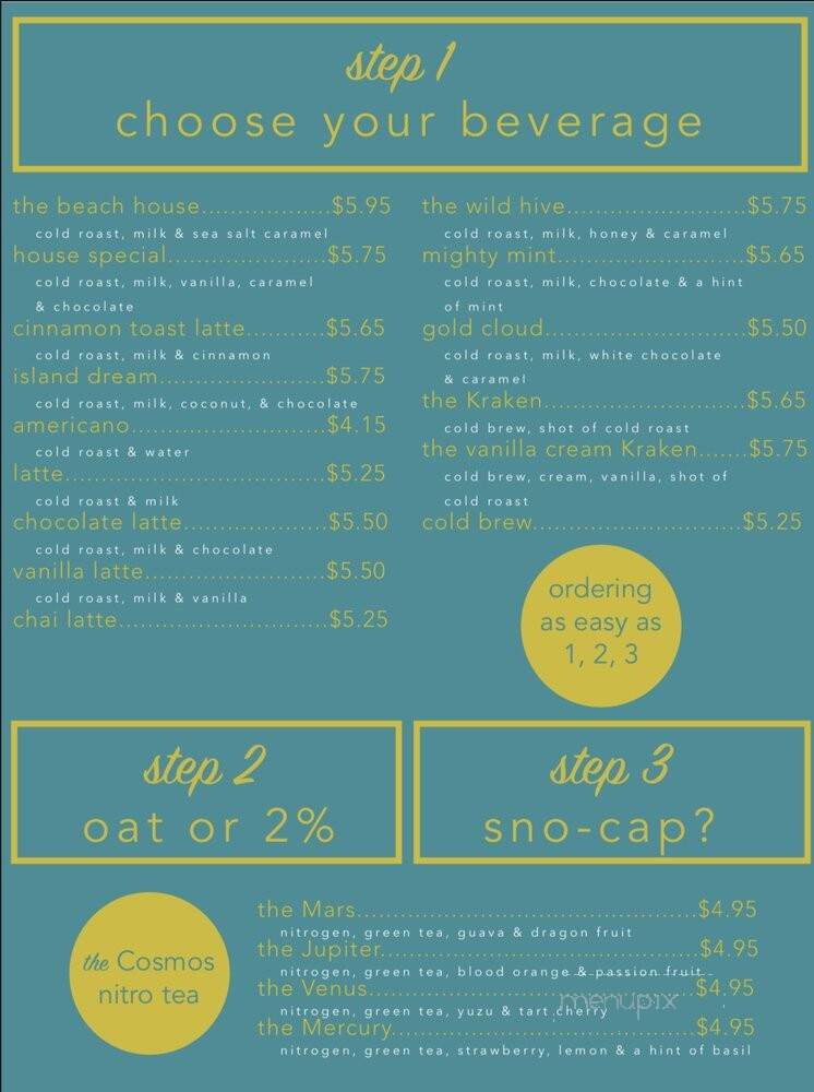 Hillhouse Coffee - Tucson, AZ menu_pic