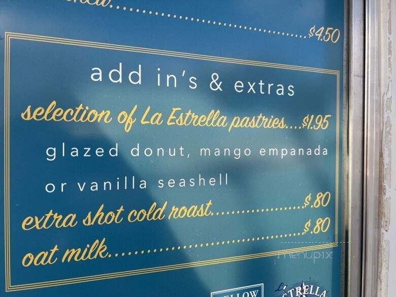 Hillhouse Coffee - Tucson, AZ menu_pic