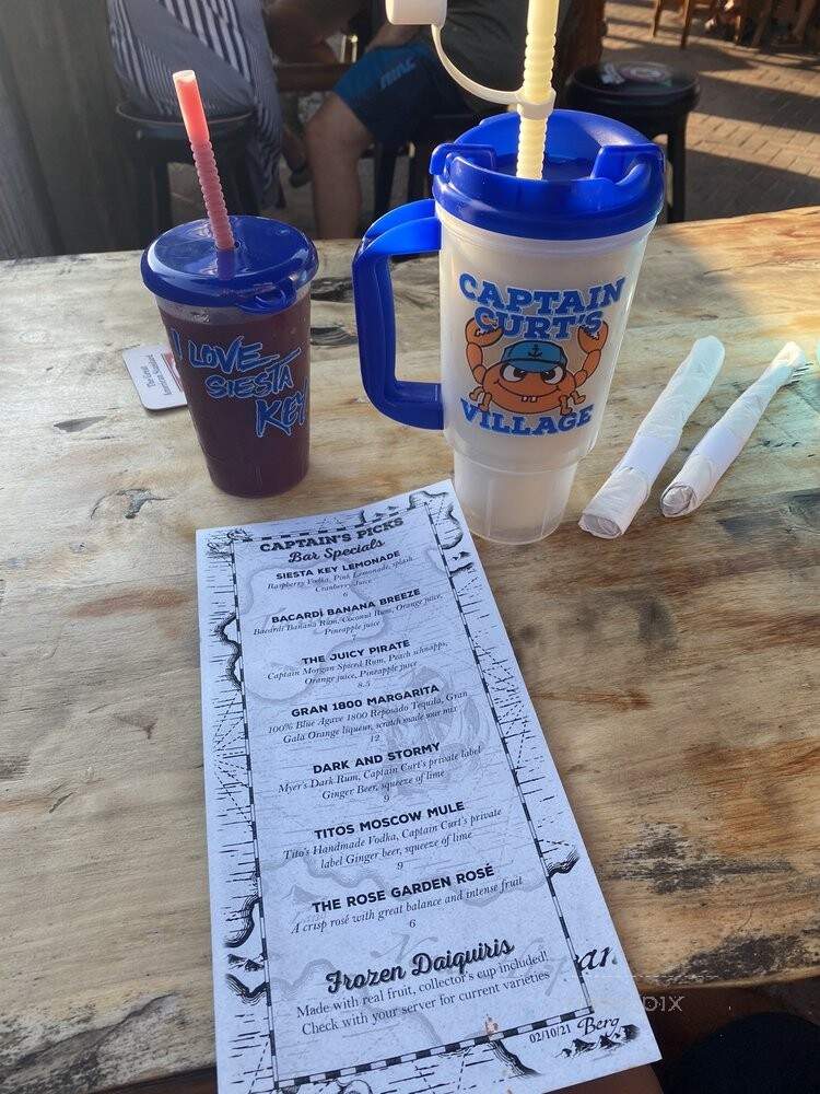 Captain Curt's Crab & Oyster - Sarasota, FL menu_pic