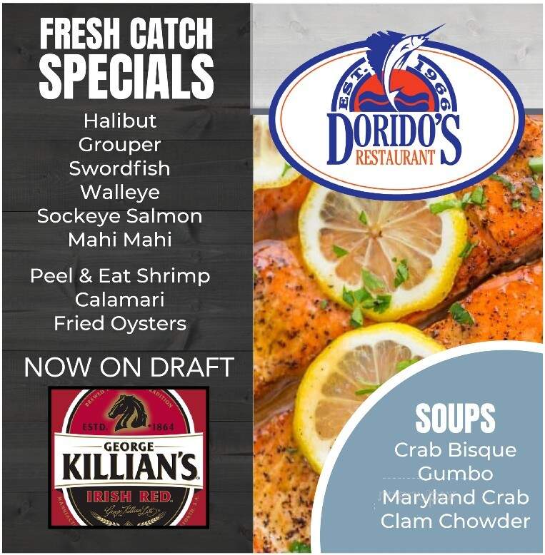 Dorido's Restaurant - Pittsburgh, PA menu_pic