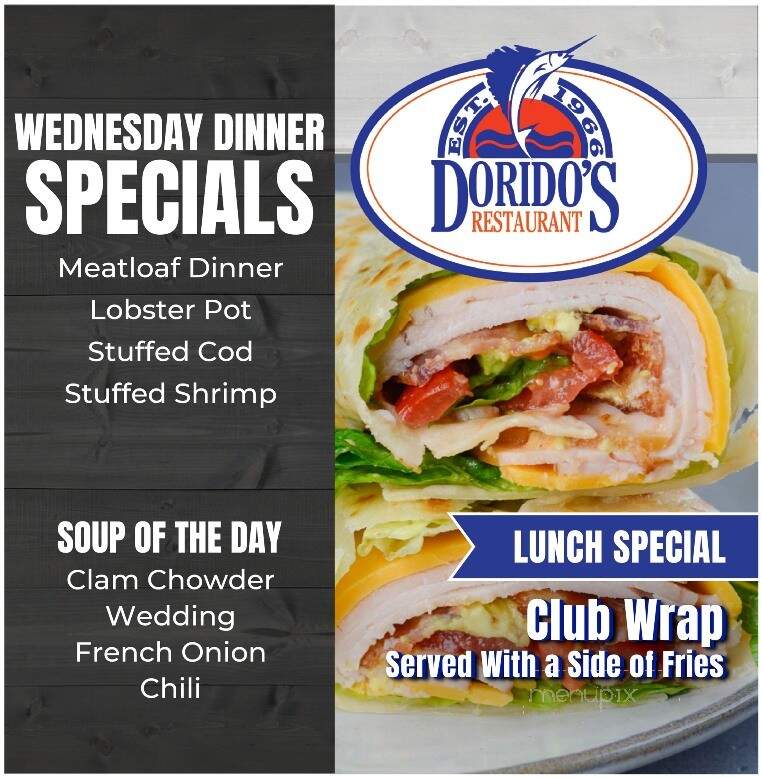Dorido's Restaurant - Pittsburgh, PA menu_pic