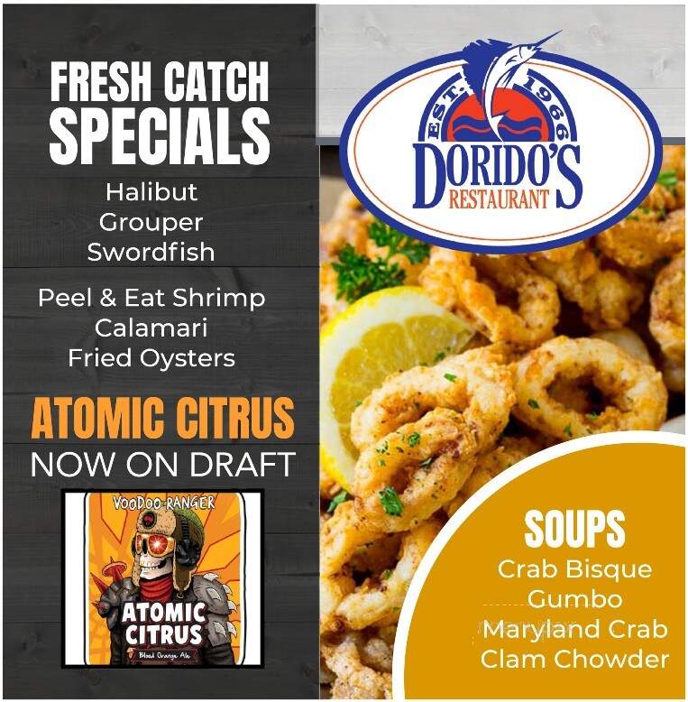 Dorido's Restaurant - Pittsburgh, PA menu_pic