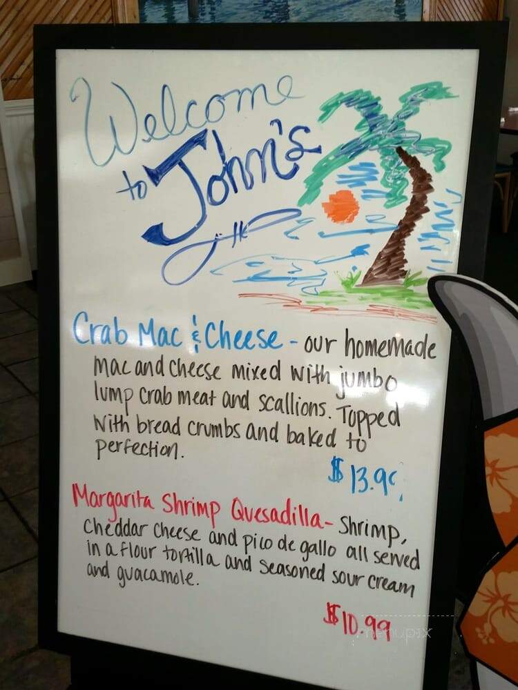 Uncle John's Restaurant - Myrtle Beach, SC menu_pic