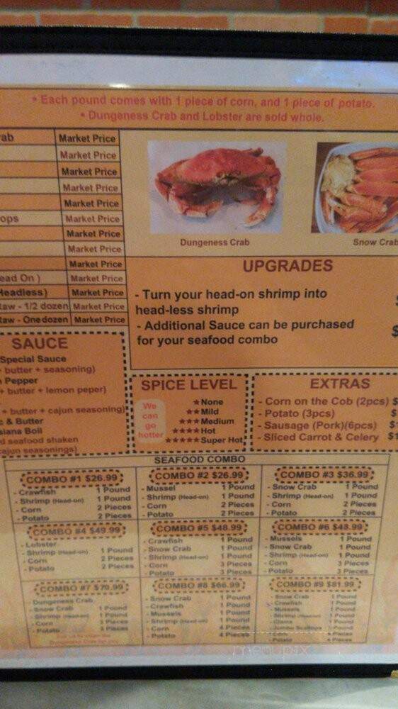 Boiling Crawfish - Kent, WA menu_pic