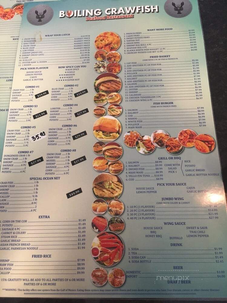 Boiling Crawfish - Kent, WA menu_pic
