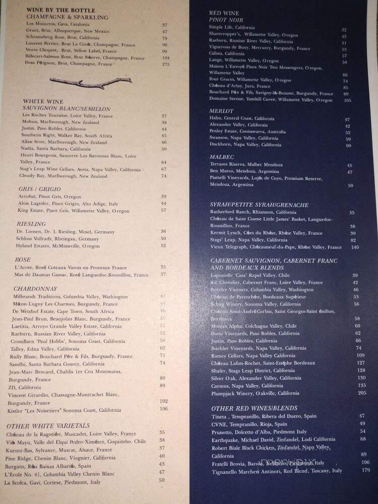 Perch - Gulf Shores, AL menu_pic