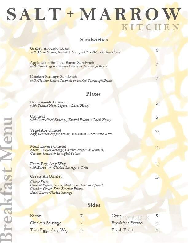 Salt Marrow Kitchen - North Augusta, SC menu_pic