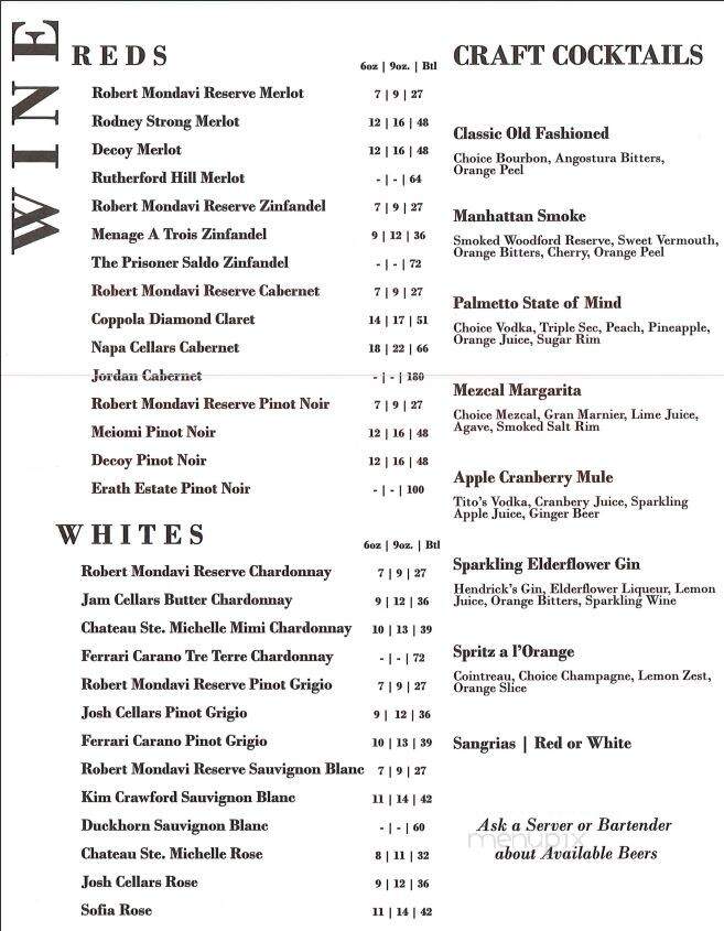 Salt Marrow Kitchen - North Augusta, SC menu_pic