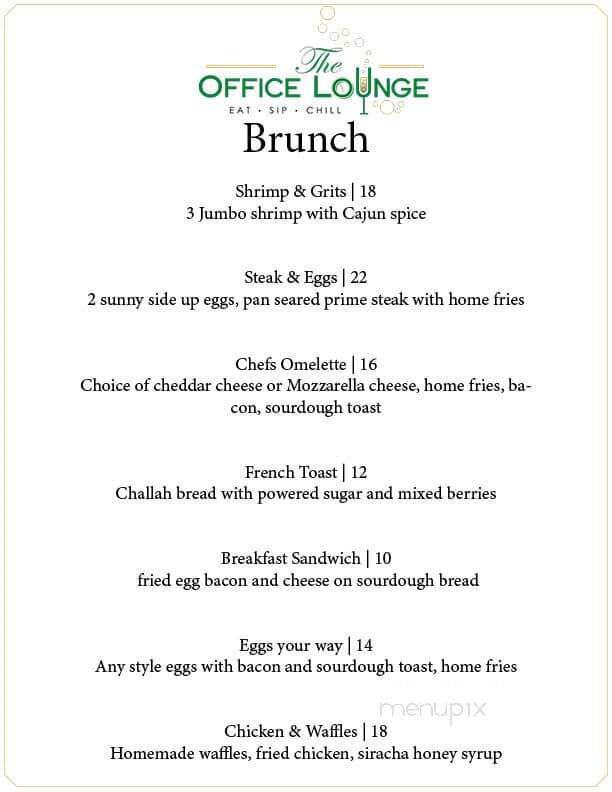 The Office Lounge - Rye, NH menu_pic
