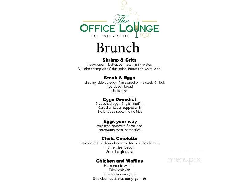 The Office Lounge - Rye, NH menu_pic