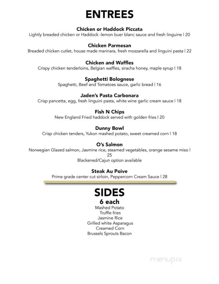 The Office Lounge - Rye, NH menu_pic